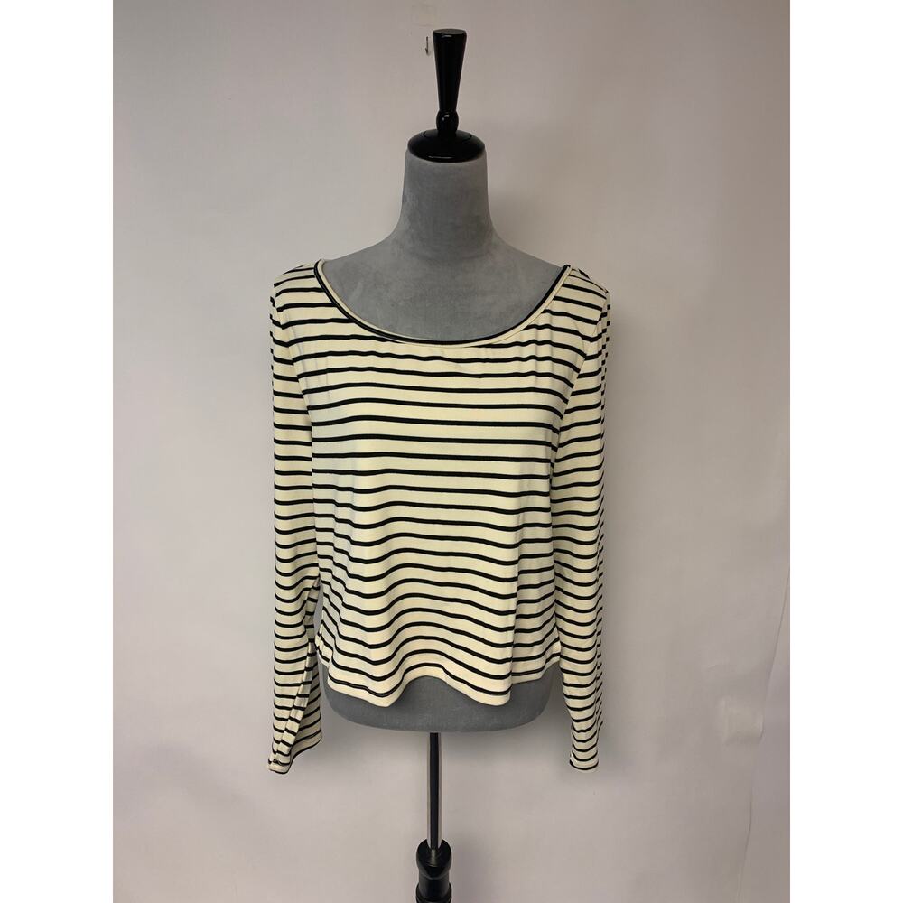 Cider Plus Top Striped Causal Nautical Preppy Classic Womens SZ 2X NWT